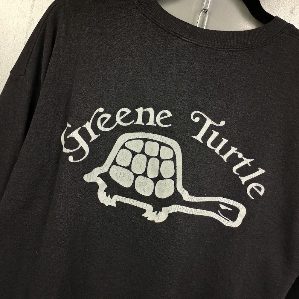 Greene Turtle Vintage 90s Sports Beer Bar Sweatshirt Large 50/50 Blend Tultex